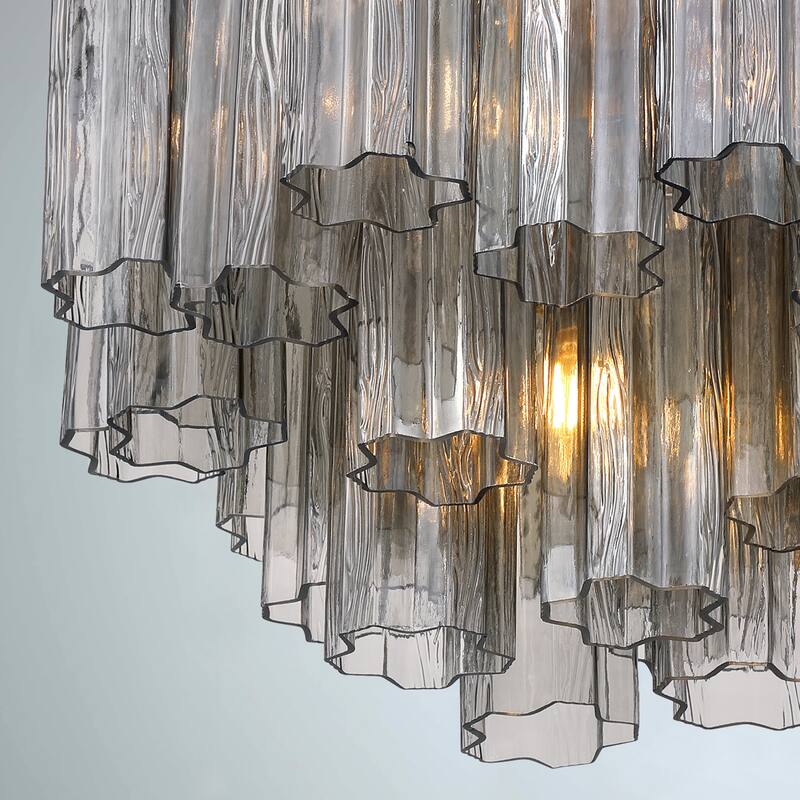 Crystorama Lighting Group ADD-300-SM Addis 4 Light 18" Wide Chandelier