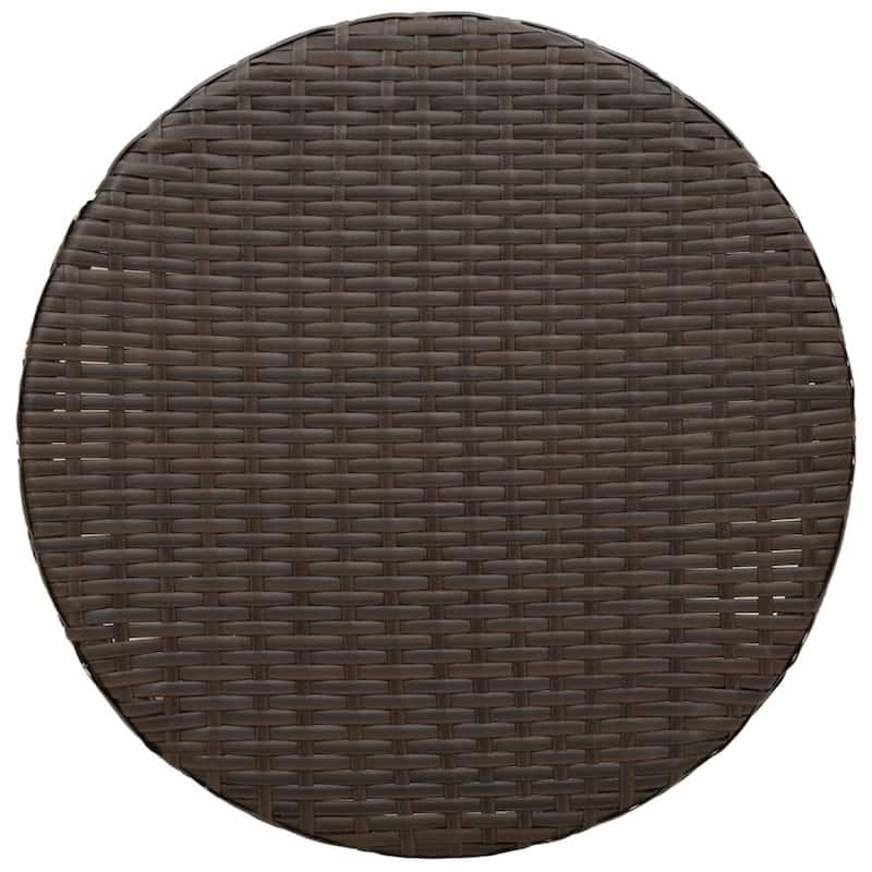 vidaXL Bistro Set Beige/Black/Brown/Grey - 23.2 x 22.0 x 36.2