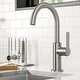 preview thumbnail 94 of 124, Kraus Oletto Single Handle 1-Hole Kitchen Bar Faucet KPF-2822 - 12" Height - SFS - Spot Free Stainless Steel