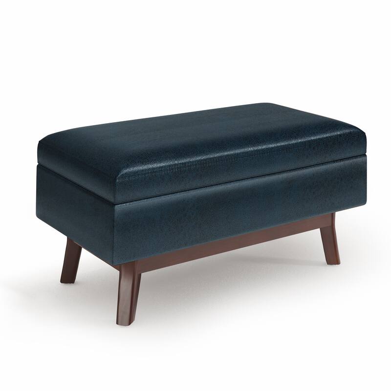 Wyndenhall Ethan Mid-century Modern Rectangular Table Ottoman