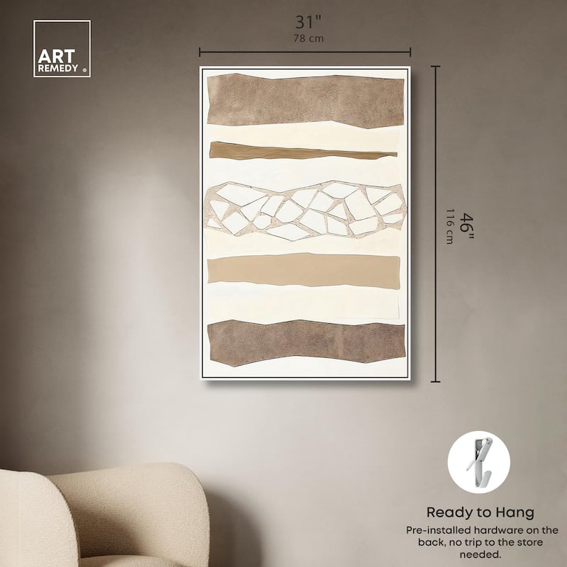 Relief Rifts I Canvas by Art Remedy