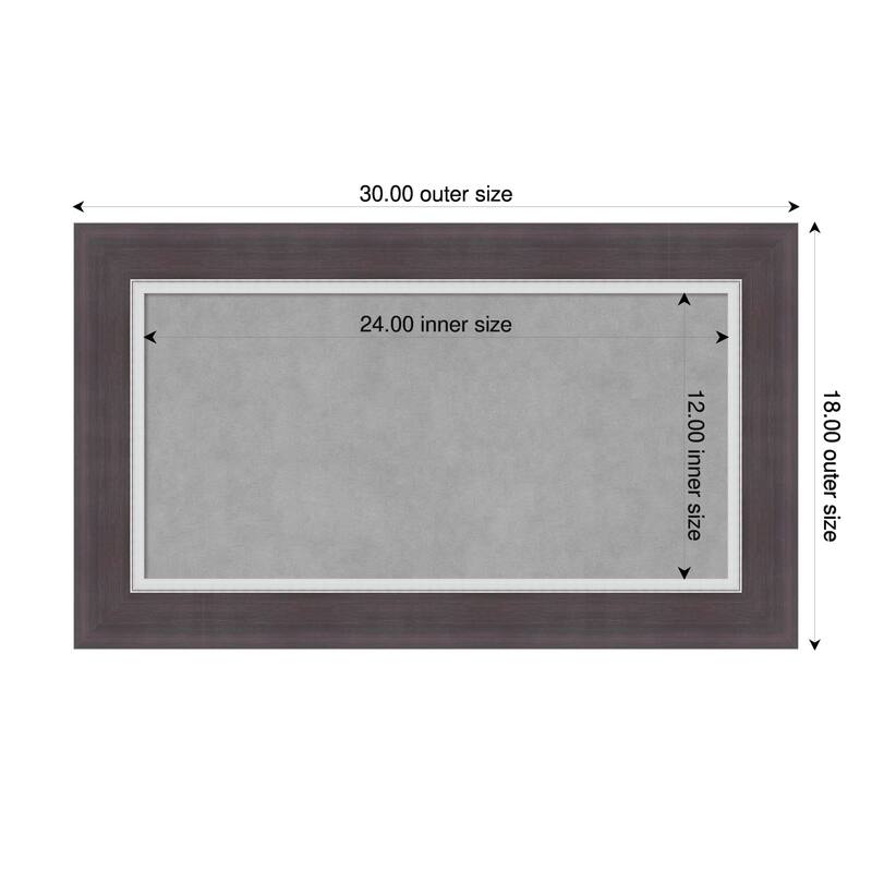 Amanti Art Ellie Brown Silver Framed - 30 x 18 in - Ellie Brown Silver