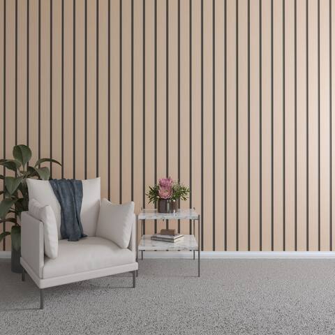 Adjustable Wood Slat Wall Panel Kit Slats