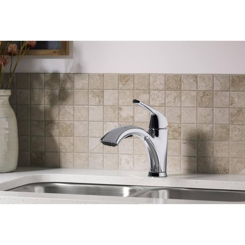 Sterling Medley 1.5 GPM Single Hole Pull Out Kitchen Faucet