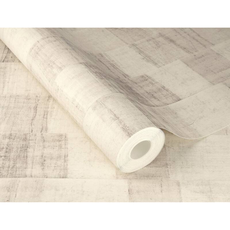 A-Street Prints Ivo Grey Block Stripe Wallpaper