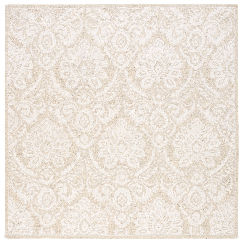 SAFAVIEH Handmade Metro Inie Wool Rug - Beige/Ivory - 6' Square