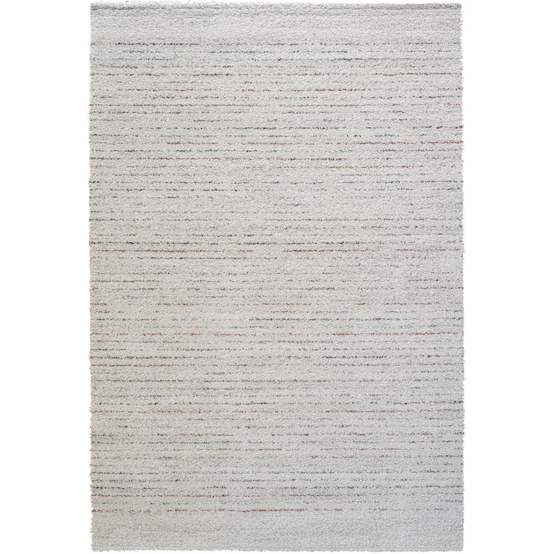 Lydia Ivory, Gold, Green, Rust, Gray and Charcoal Polypropylene Area Rug - 10' x 14'