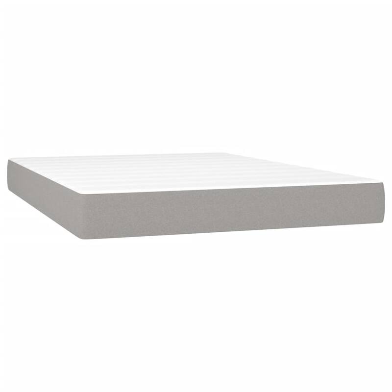vidaXL Bed Frame Box Spring Platform Bed Base Frame Mattress Foundation Fabric