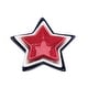 preview thumbnail 3 of 2, Star Shaped Patriotic 4th of July Dish Set of 3 - 7.87 x 7.68 x 2.36