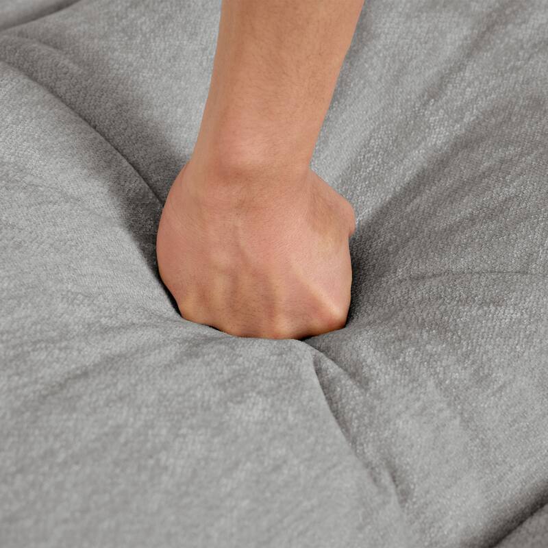 82.5"W Chenille Upholstered Sectional Modular Sofa With Chaise