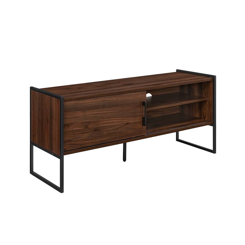 Middlebrook Minimalist Metal-Frame Low TV Stand