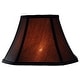 preview thumbnail 8 of 6, Silk Square Cut Lampshade, 6" Top, 12" Bottom, 8" Height