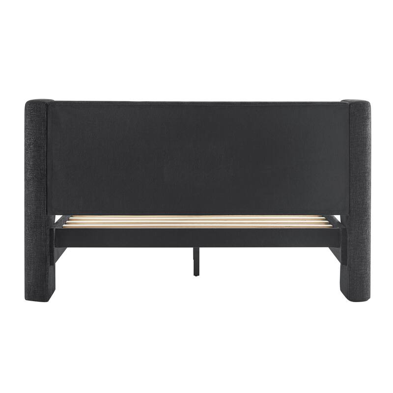 Stanford Upholstered Wingback Bed