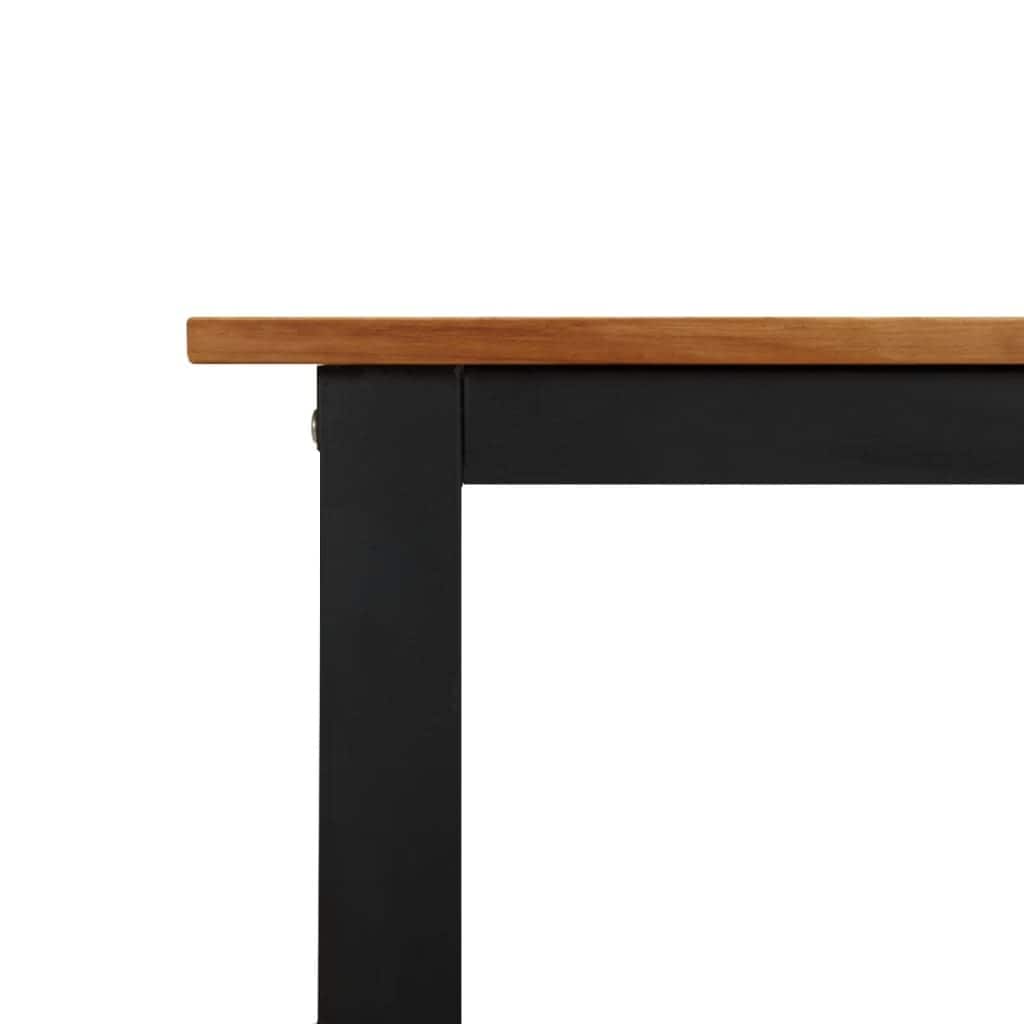 vidaXL Patio Table with U-shaped Legs 78.7"x35.4"x29.5" Solid Wood Acacia - 78.7" x 31.5" x 29.5"