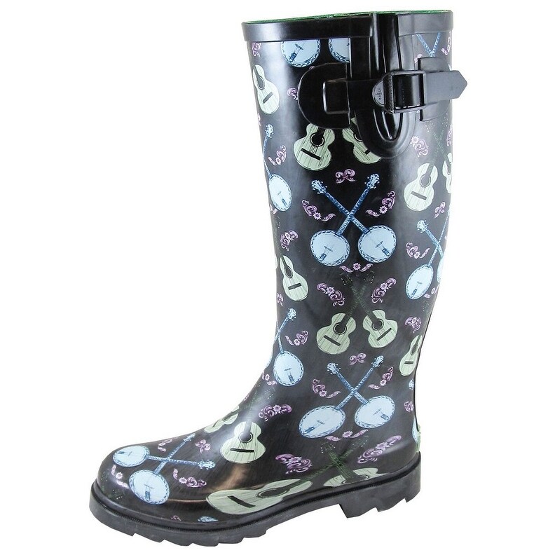 pull on rubber boots