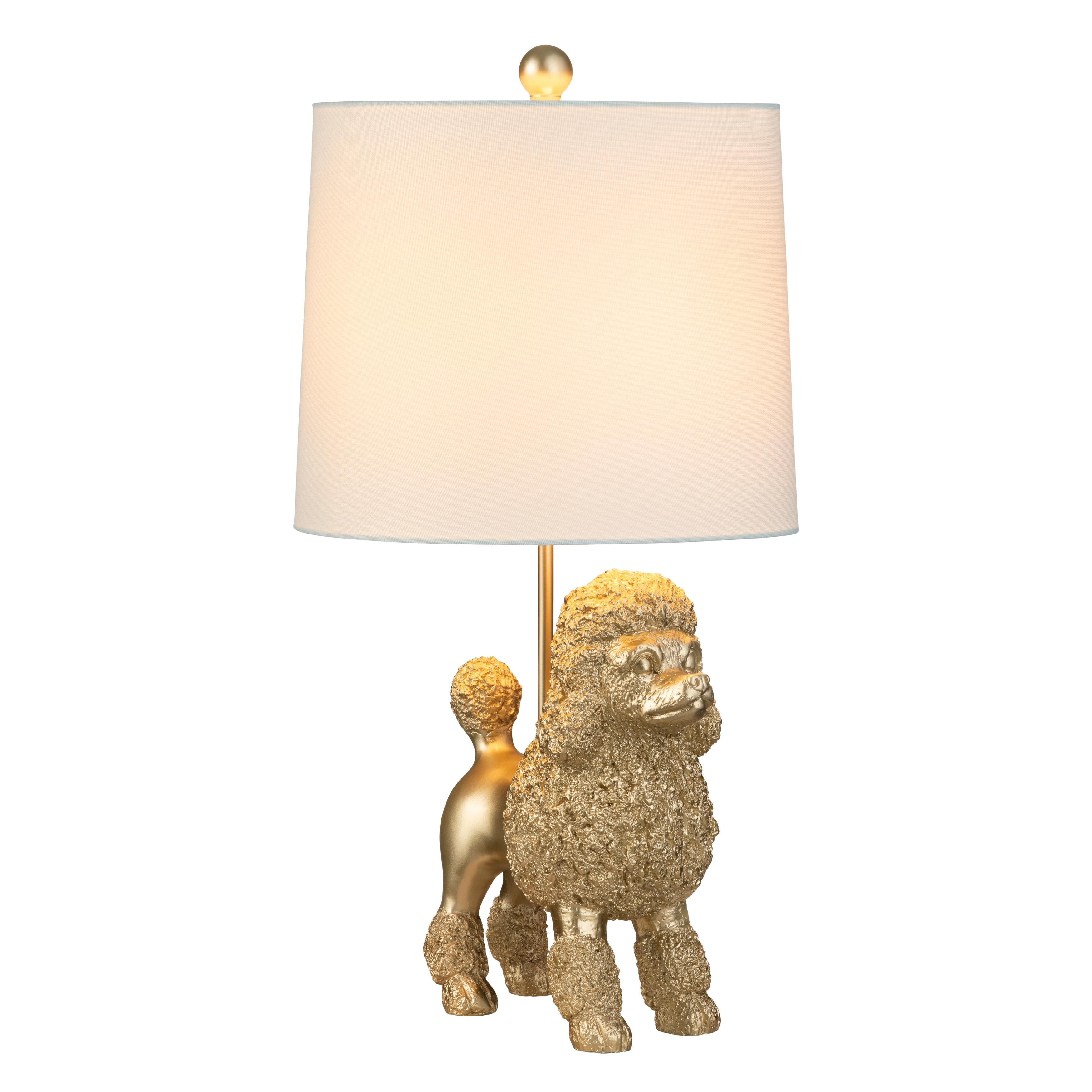 Poodle lamp top