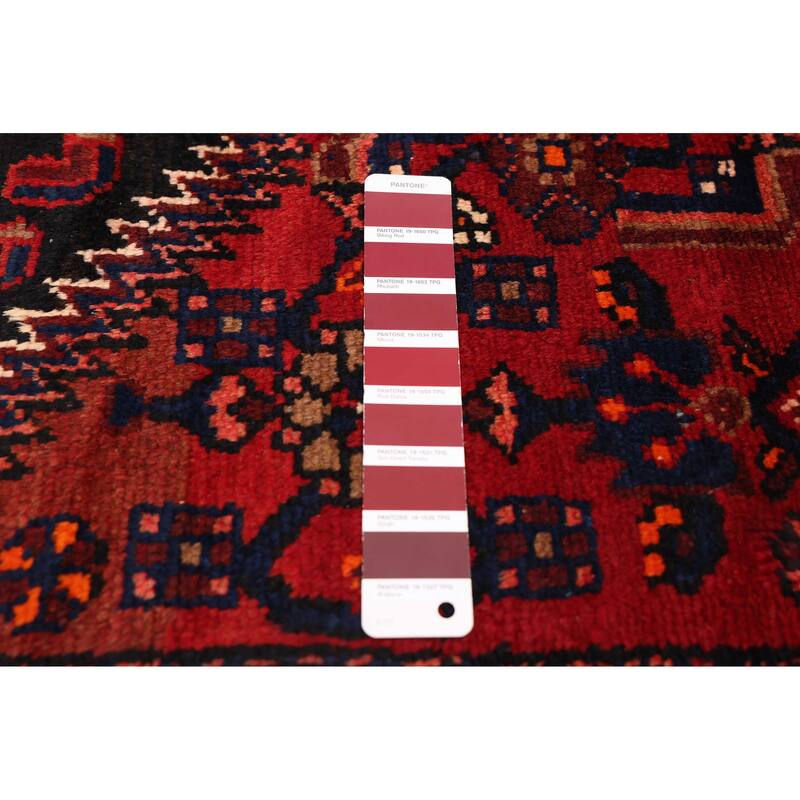 ECARPETGALLERY Hand-knotted Andelz Red Wool Rug - 4'4 x 7'0