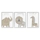 preview thumbnail 20 of 29, Stupell Comforting Animal Nursery Sentiments 3 Piece Framed Giclee Art Set, Design by Kim Allen 11 x 14 - White