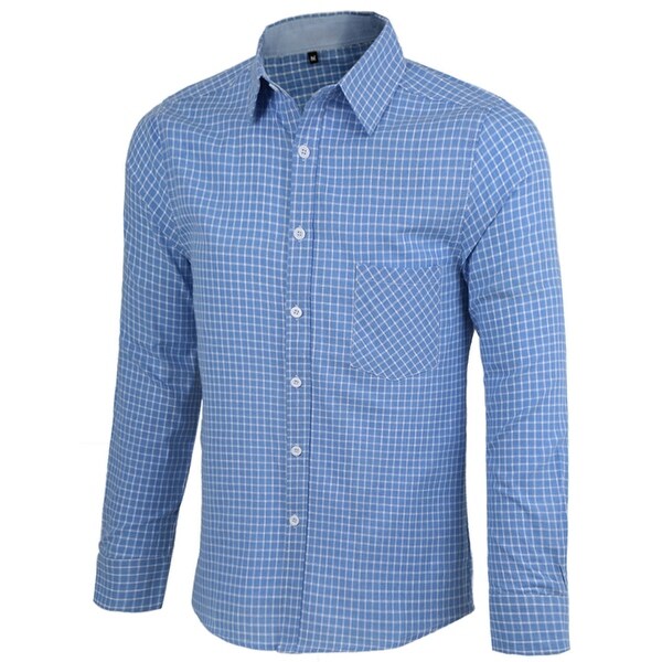 sky blue slim fit shirt