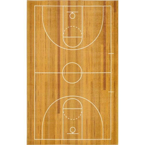 Porch & Den Waker Basketball Court Sports Area Rug. Opens flyout.