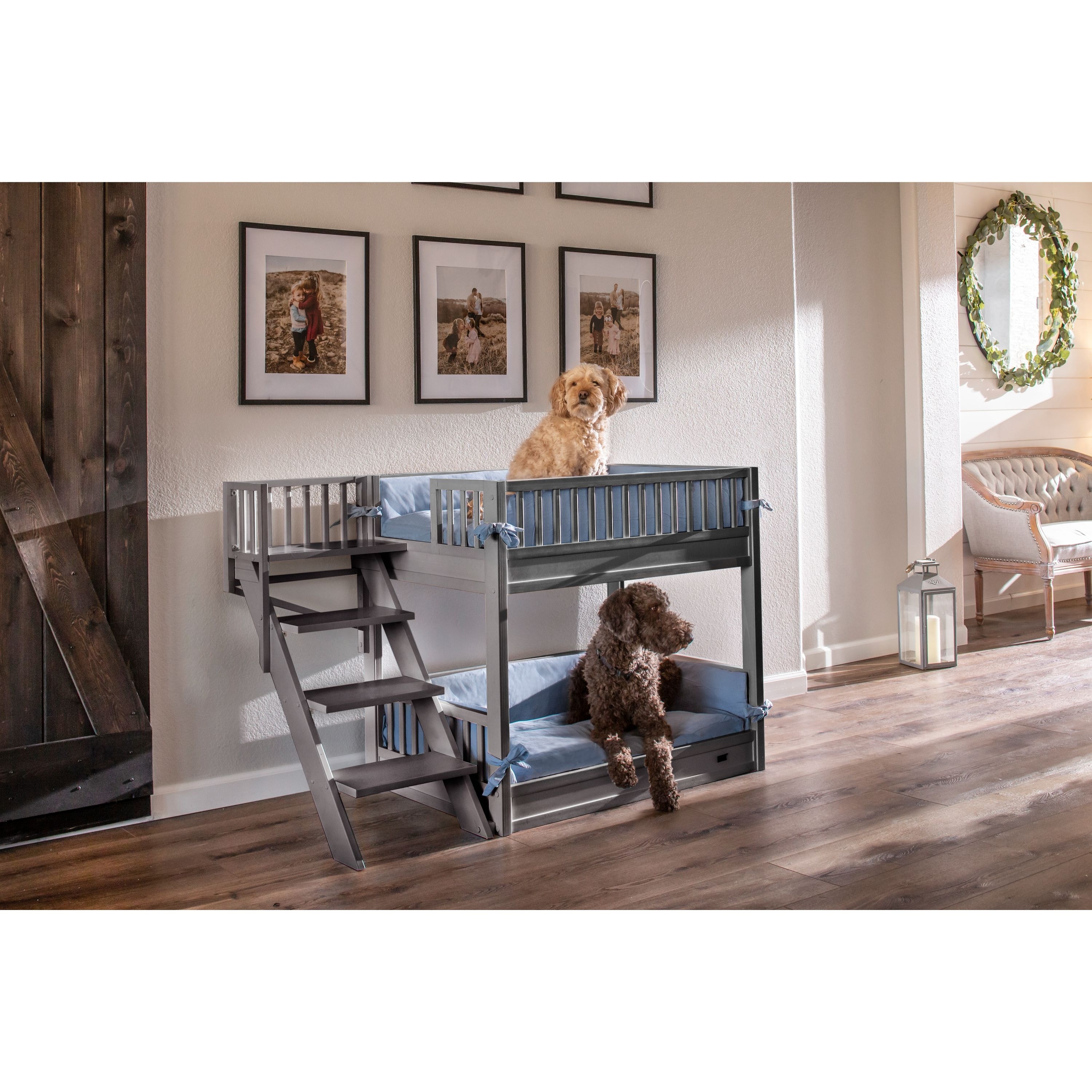 New Age Pet ECOFLEX Composite Dog Bunk Bed with Removable Cushions and Covers Bed Bath Beyond 20614677