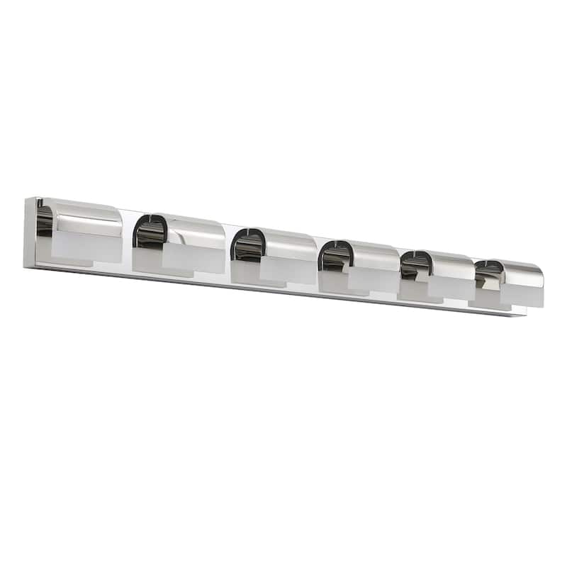 Modern Bathroom Vanity Lighting 6-Light LED Vanity Lights Over Mirror Bath Wall Lighting