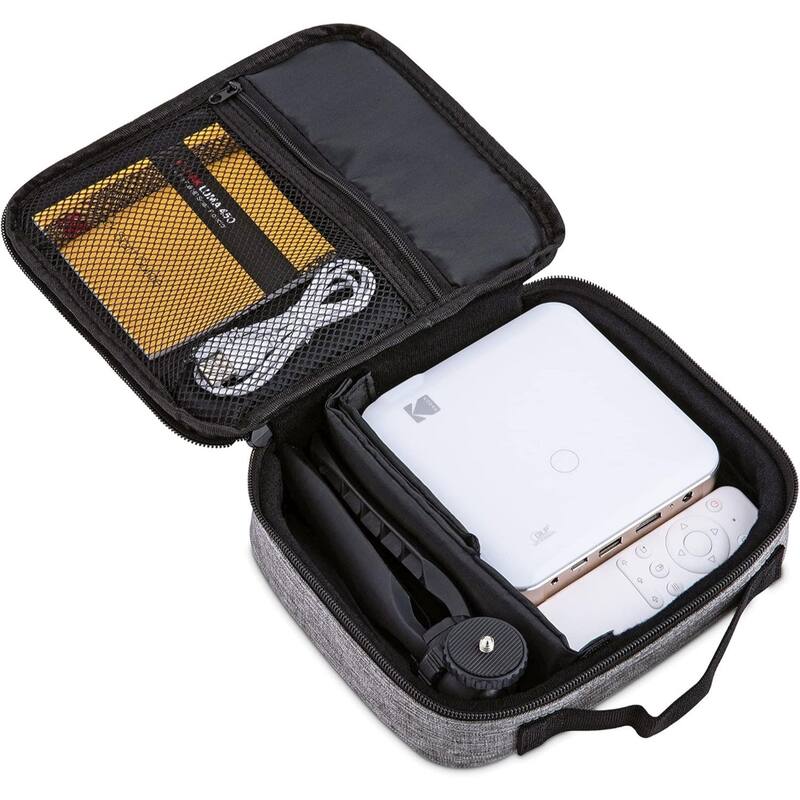 Kodak Luma Projector Case, Fits Luma 450 with Carry Handle & Pockets - Grey