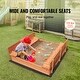 preview thumbnail 34 of 40, Sandbox with Cover for Outdoor Backyard, Beach, Park, Gift for Boys Girls Ages 3-12