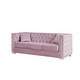 preview thumbnail 21 of 21, Silver Orchid Kovanko Velvet Upholstered Sofa