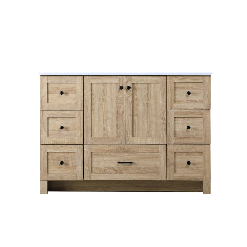 Elegant Lighting VF2848 Soma 48" Free Standing Single Basin Vanity Set