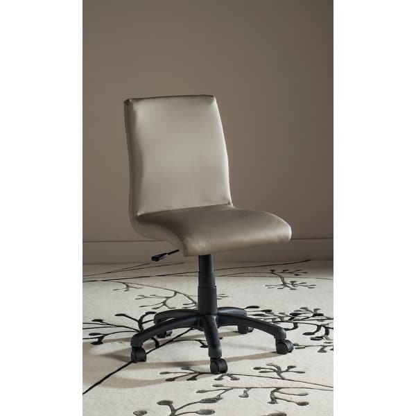 slide 2 of 5, SAFAVIEH Office Grey Hal Desk Chair - 18.1" x 22.4" x 32.5"