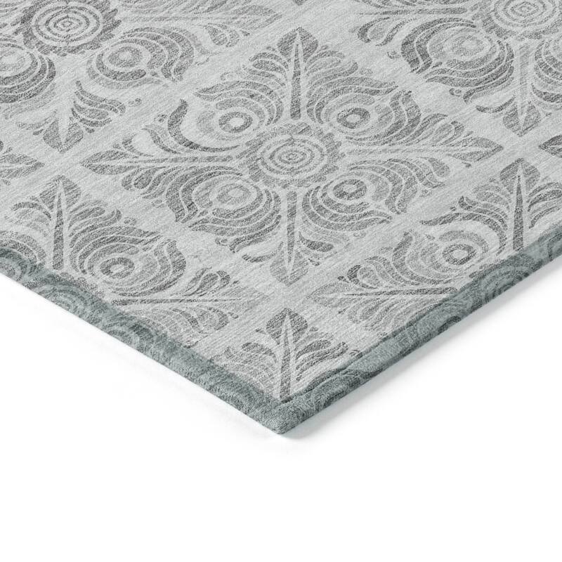 Machine Washable Indoor/ Outdoor Chantille Mosaic Rug