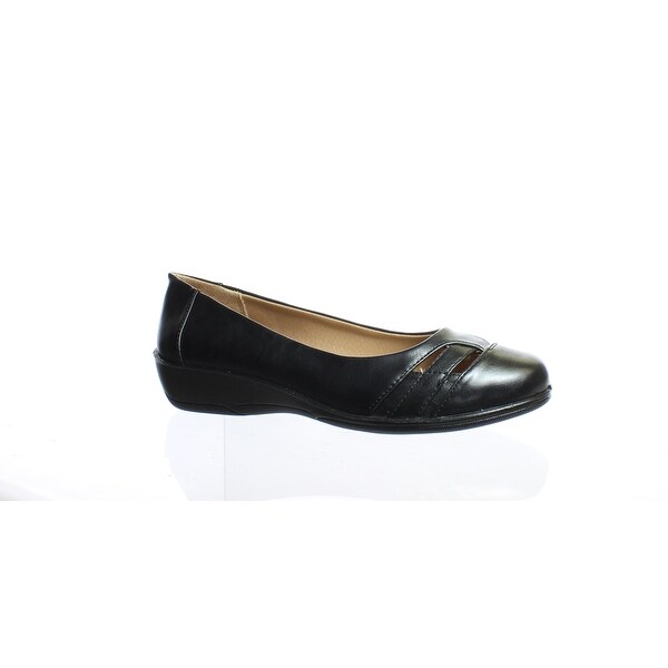 lifestride soft system black flats