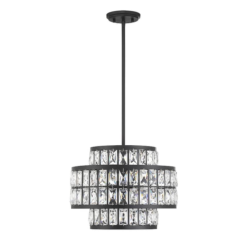 Savoy House 7-9044-3 Renzo 3 Light 16" Wide Crystal Pendant