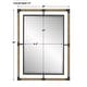 preview thumbnail 3 of 5, Beveled Wrapped Rope Wall Mirror - 38"