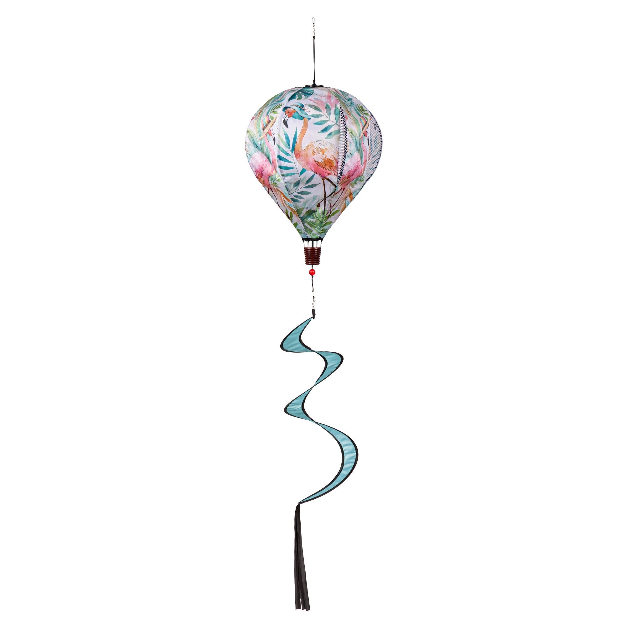 55 in. Flamingos Balloon Spinner