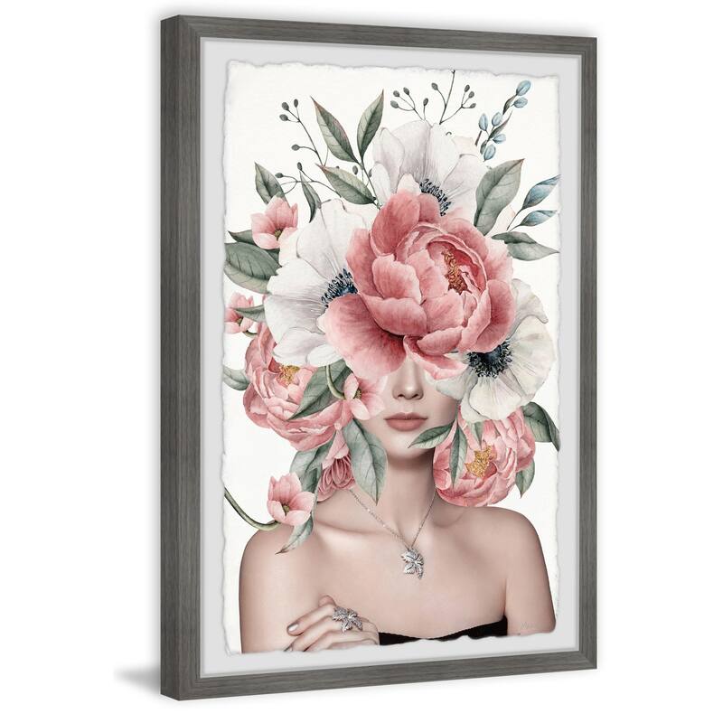 Enchanted Beauty Framed Wall Art, Elegant Home Touch - Sophisticated Artwork for Refined Décor