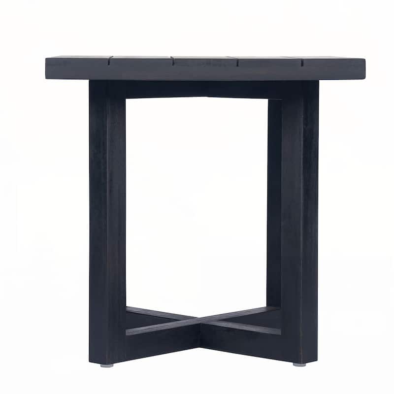 outdoor SQUARE SIDE TABLE, Black