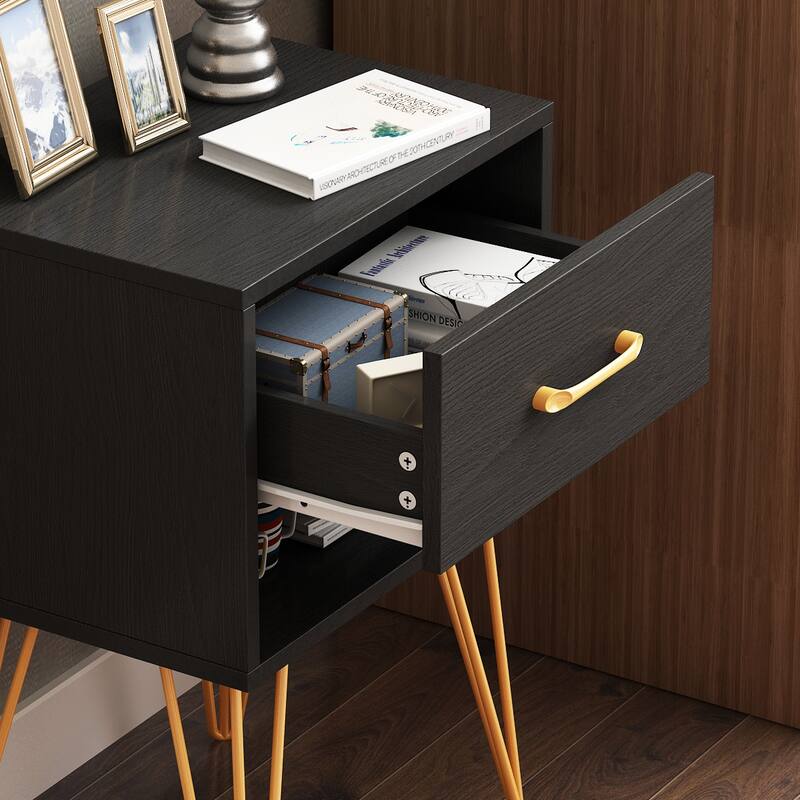 1-drawer Modern Nightstand
