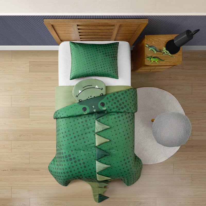 3D Animal Juvenile Comforter Set