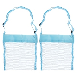 2pcs Mesh Beach Bag, Small Sand Backpack Sea Shell Bags with Straps ...