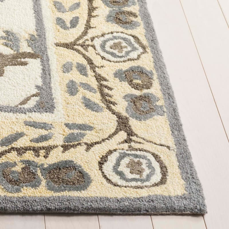 SAFAVIEH Handmade Earthly Treasure Aurelija Traditional Wool Rug