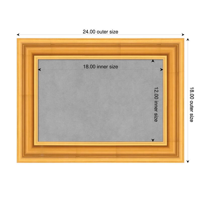 Amanti Art Sierra Black Brown Framed - 24 x 18 in - Sierra Gold