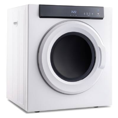 Electric Portable Clothes Dryer, Front Load Laundry Dryer with Touch Screen Panel and Stainless Steel Tub