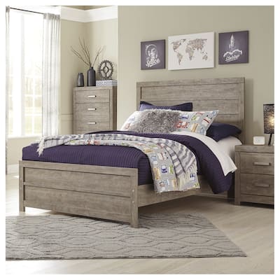 Signature Design by Ashley Balnain Grey Panel Bed