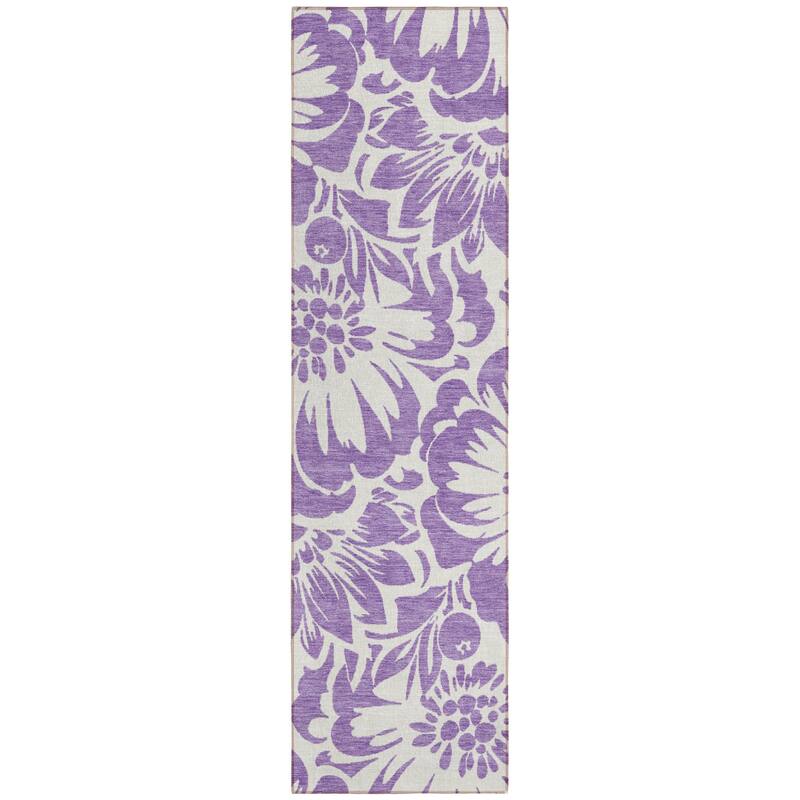 Sasi Garden-Inspired Weather Resistant Versatile Elegance Runner Outdoor Rug