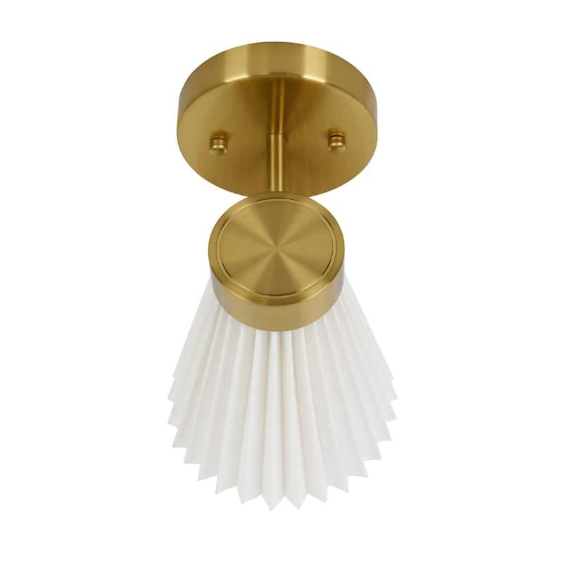 Beacon Lighting Amore 1 Light Pleated Wall Bracket
