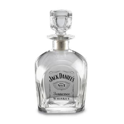 Jack DanielS Label 0.75 Liter Glass Decanter