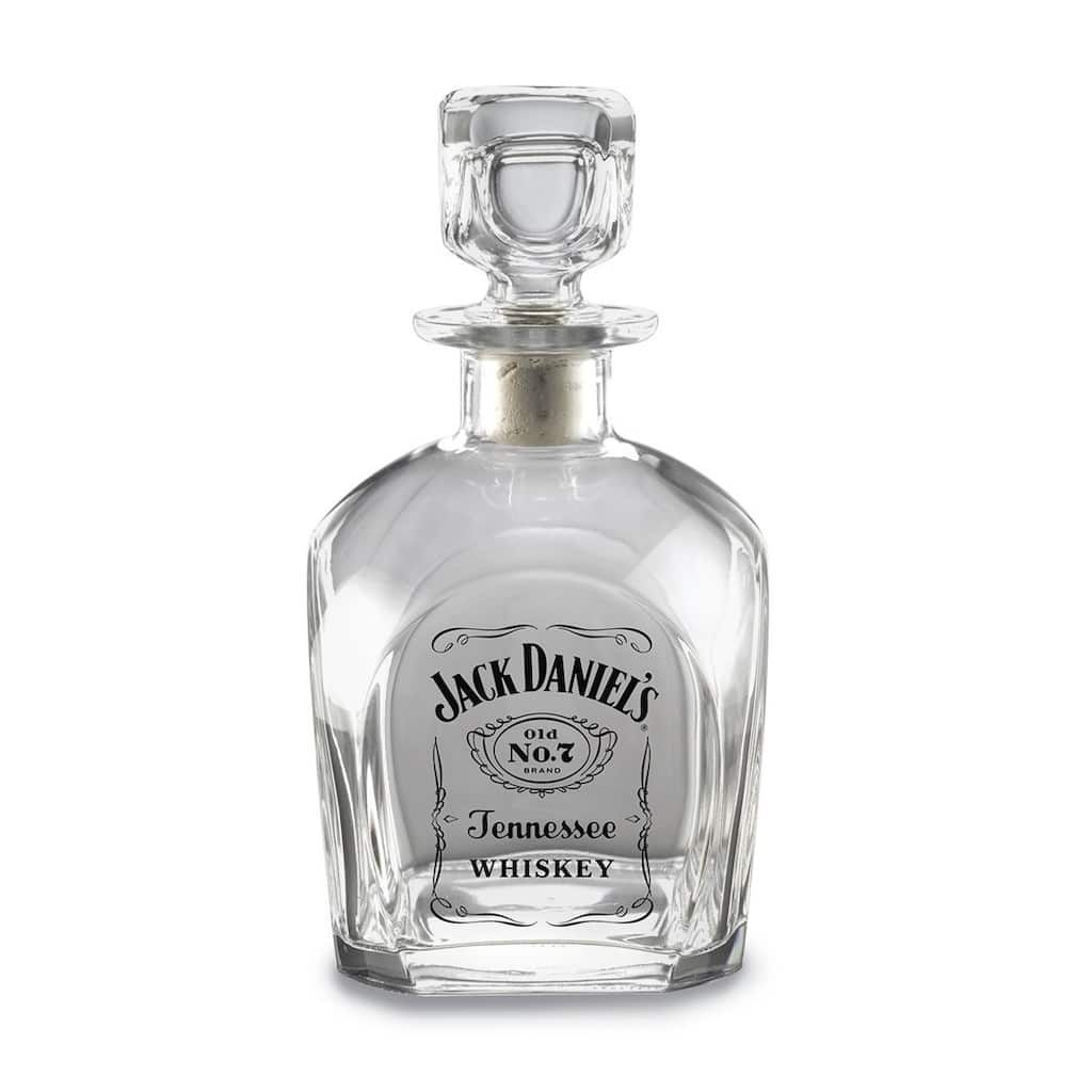 Jack DanielS Label 0.75 Liter Glass Decanter