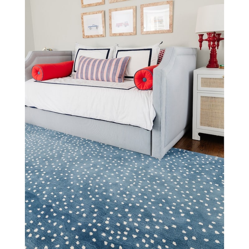 Erin Gates by Momeni Woodland Antelope Print Hand-tufted Wool Area Rug
